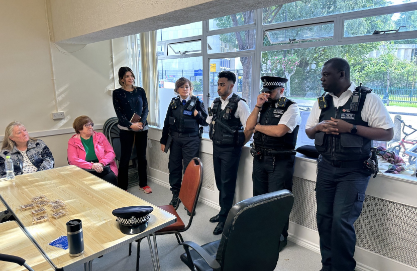 Laila is used to working closely with the police. After residents felt unsafe due to an increase in crime locally, she organised a monthly police engagement meeting.